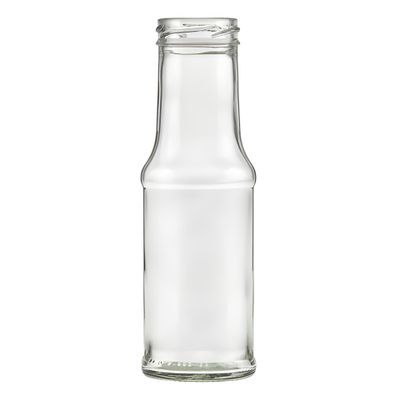 200ml Glass Flasche transparent mit wiederverschliessbarem Deckel - Citronella Catering