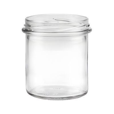 300ml Glass transparent mit wiederverschliessbarem Deckel - Citronella Catering