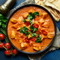 Buffet hot - gegrilltes Hähnchen mit Karotten und spanischer Piquillo-Pfeffersauce x 12 Portionen