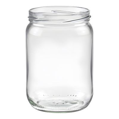 500ml Glass transparent mit wiederverschliessbarem Deckel - Citronella Catering