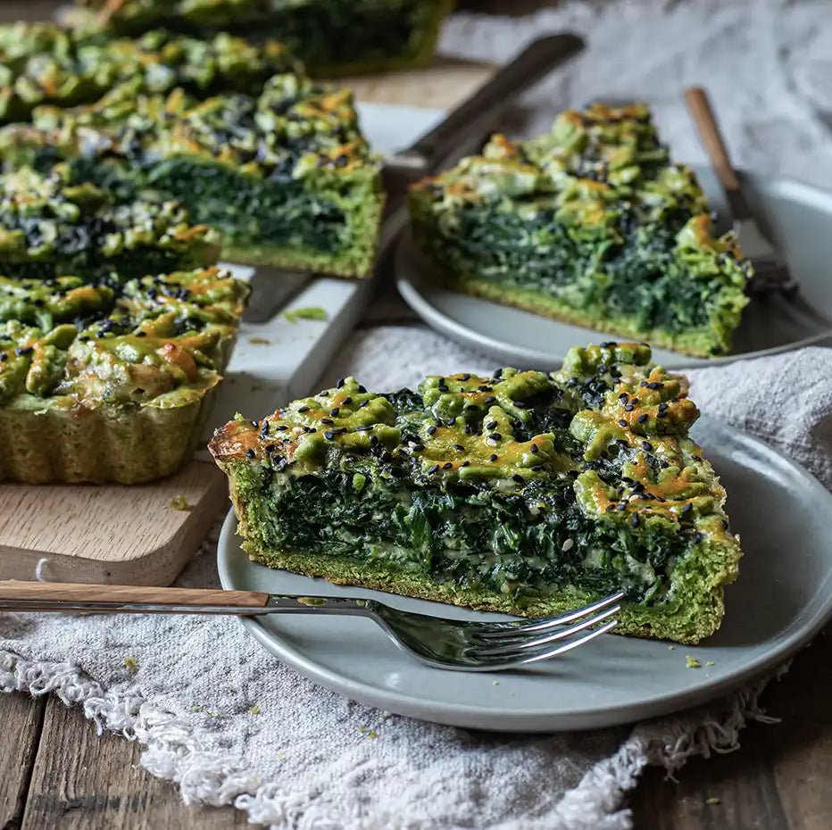 Buffet hot - Green Power Quiche 12 Portionen
