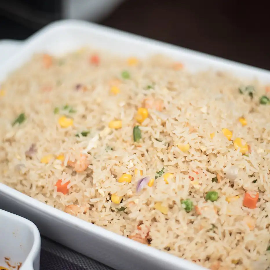 Buffet hot - Basmati Reis mit Erbsen und Karotten x 12 Portionen