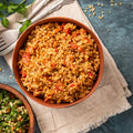 Bulgur mit Paprika und Mandeln x 12 Portionen