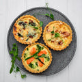 Tartlet mit Avocado und Lachs Würfel 12 Portionen
