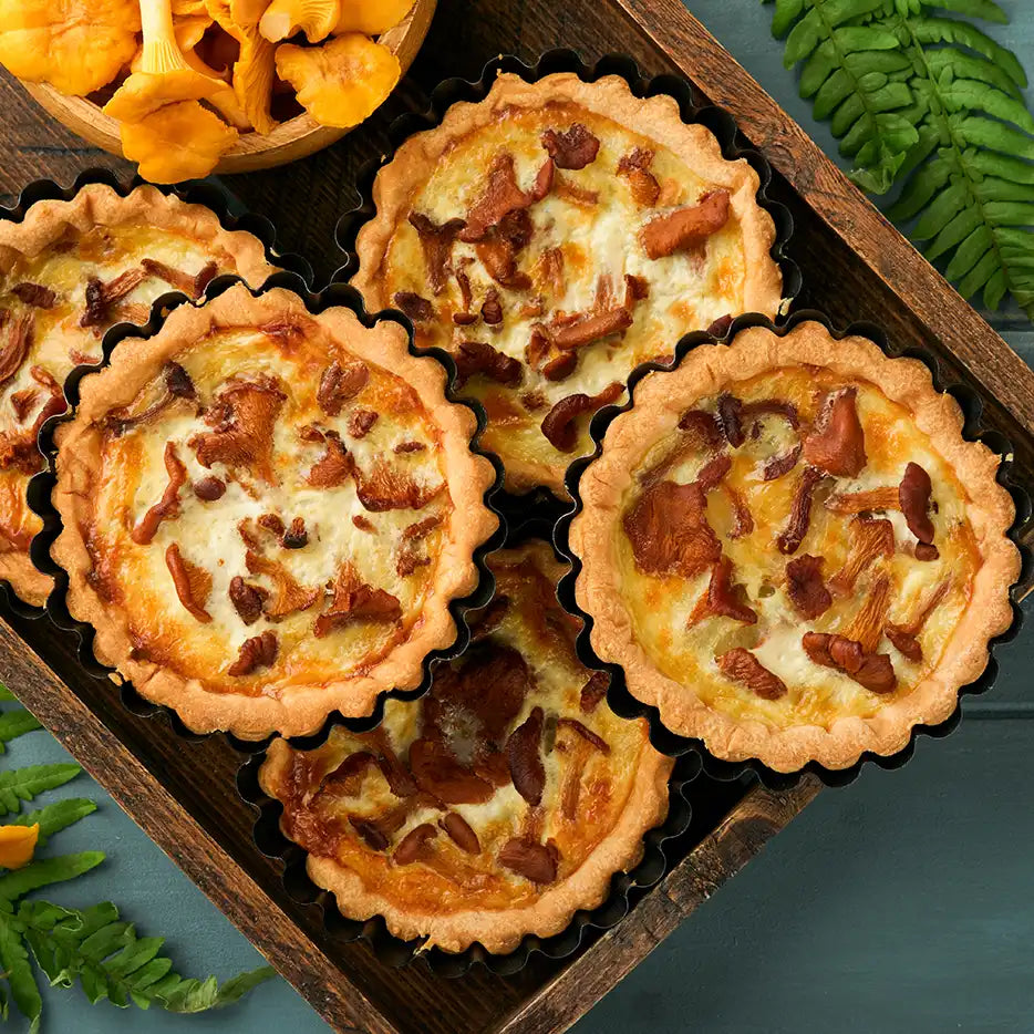 Tartlet Ziegenkäse mit karamellisierten Zwiebeln 12 Portionen