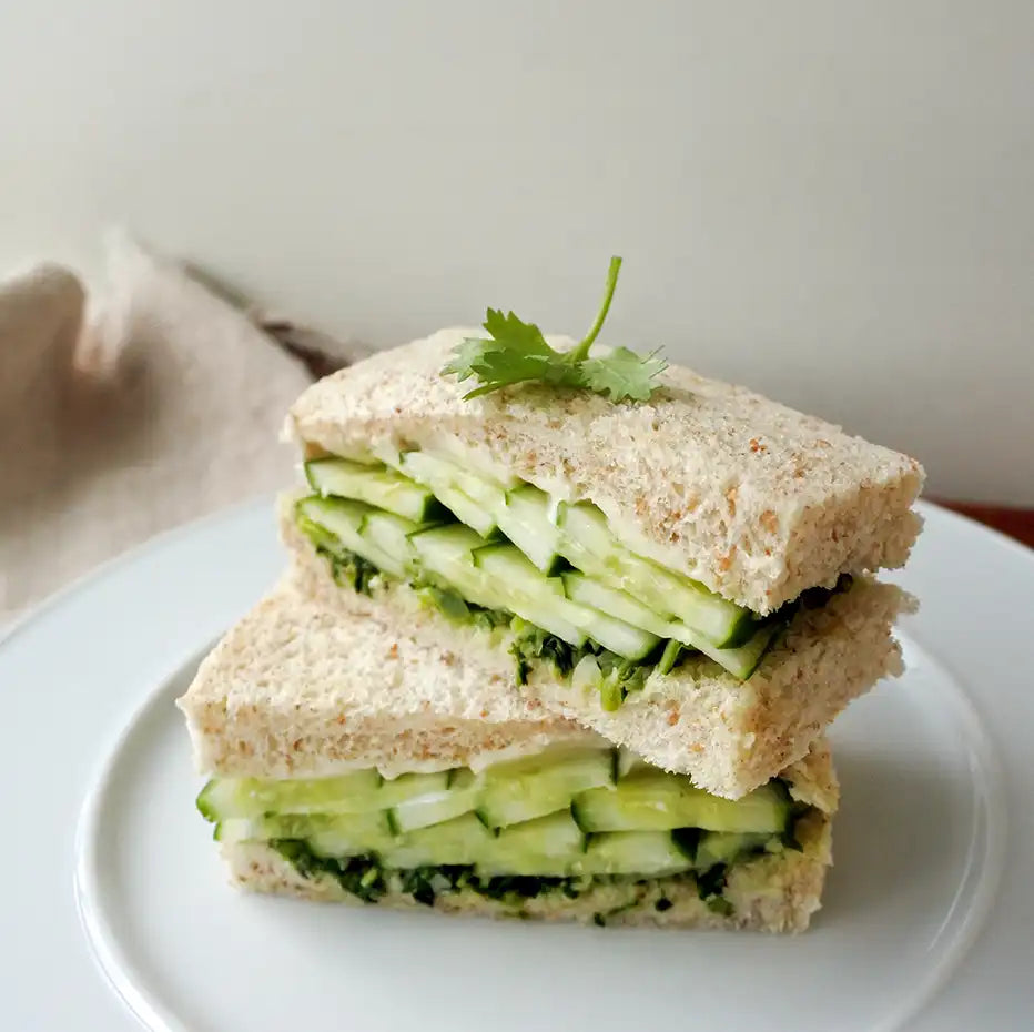 Tea Sandwich mit Avocado und Frischkäse 16 Portionen