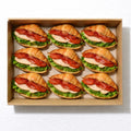mini Croissant BLT  mit Salat, Tomate, Mayo und Bacon 12 Portionen