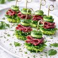 Spieß - Pastrami Ruccola  Gurke 20 Portionen
