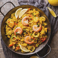 Buffet hot - Paella mit Hähnchen und Meeresfrüchten x 12 Portionen
