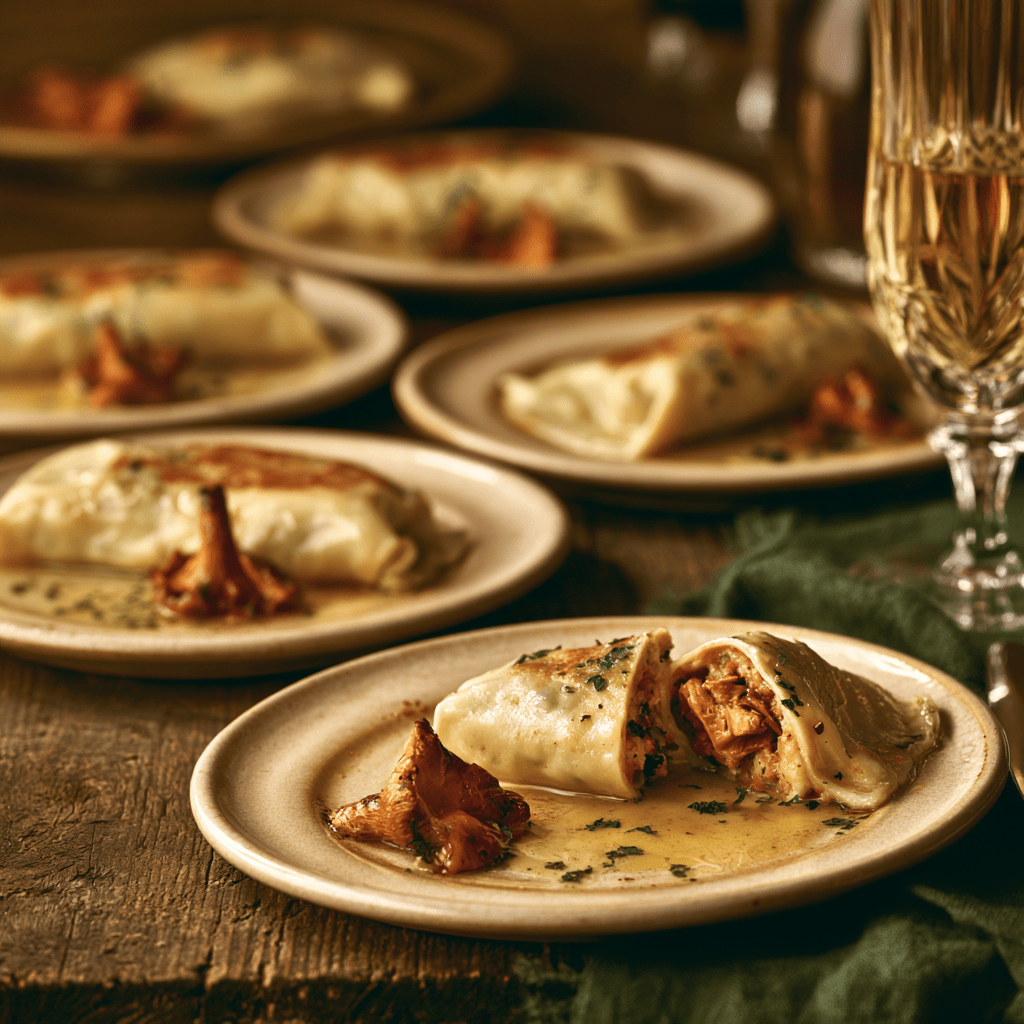 Special - Maultaschen mit Pfifferlinen gefüllt - Citronella Catering