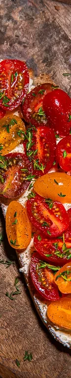 tomaten stulle Frischkäse